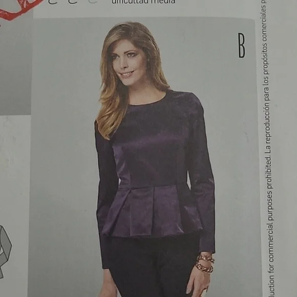 ✨4/$20✨ Burda 7034 Dress Sewing Pattern Uncut Size 8-18 DIY Supplies - Picture 4 of 6